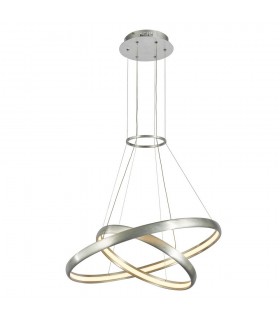 Modern LED Hanging Pendant Aluminum, Warm White 3000K 3000lm Dimmable - 1