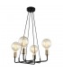 Modern Hanging Pendant Bronze, Black 4 Light , E27 - 1