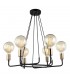 Modern Hanging Pendant Bronze, Black 6 Light , E27 - 1