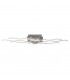 Modern LED Ceiling Lamp Chrome, Warm White 3000K 2700lm - 1