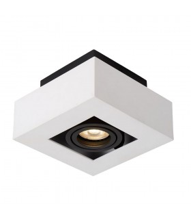 Modern Surface Mounted White, Black 1 Light , GU10 - 1