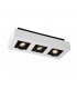 Modern Surface Mounted White, Black 3 Light , GU10 - 1