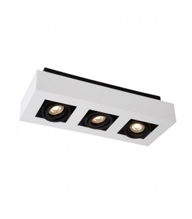 Modern Surface Mounted White, Black 3 Light , GU10 - 1