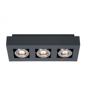 Modern Surface Mounted Black Aluminum 3 Light , GU10 - 1