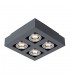 Modern Surface Mounted Black Aluminum 4 Light , GU10 - 1