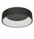 Modern LED Flush Ceiling Light Black, Warm White 3000K 1760lm - 1
