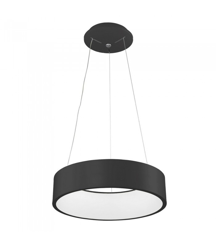 Modern LED Hanging Pendant Black, Warm White 3000K 1760lm - 1