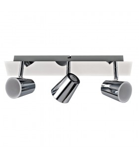 Modern LED Spotlights Chrome, Warm White 3000K 1500lm - 1