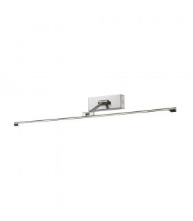 Modern LED Picture Lamp Satin Nickel, Warm White 3000K 840lm - 1
