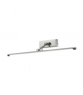 Modern LED Picture Lamp Satin Nickel, Warm White 3000K 700lm - 1