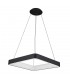 Modern LED Hanging Pendant Black, Warm White 3000K 2750lm Dimmable - 1
