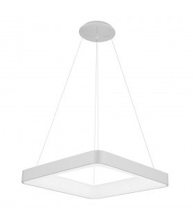 Modern LED Hanging Pendant White, Warm White 3000K 2750lm Dimmable - 1