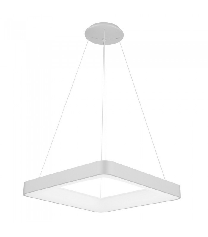 Modern LED Hanging Pendant White, Warm White 3000K 2750lm Dimmable - 1