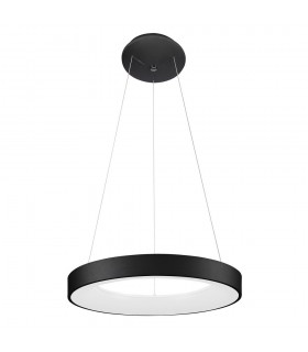 Modern LED Hanging Pendant Black, Warm White 3000K 2200lm - 1