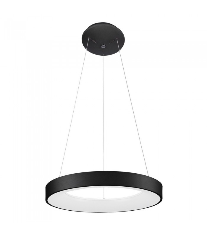 Modern LED Hanging Pendant Black, Warm White 3000K 2200lm - 1