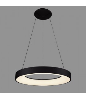 Modern LED Hanging Pendant Black, Warm White 3000K 2200lm - 2