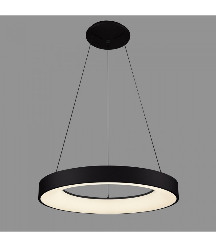 Modern LED Hanging Pendant Black, Warm White 3000K 2200lm - 2