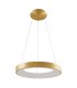 Modern LED Hanging Pendant Brushed Gold, Warm White 3000K 2200lm - 1