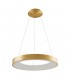 Modern LED Hanging Pendant Brushed Gold, Warm White 3000K 2750lm - 1