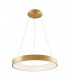 Modern LED Hanging Pendant Brushed Gold, Warm White 3000K 2750lm - 3