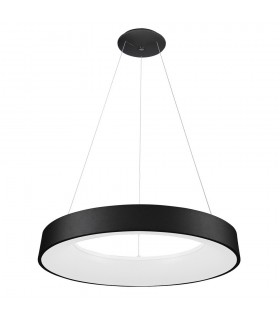 Modern LED Hanging Pendant Black, Warm White 3000K 4400lm - 1