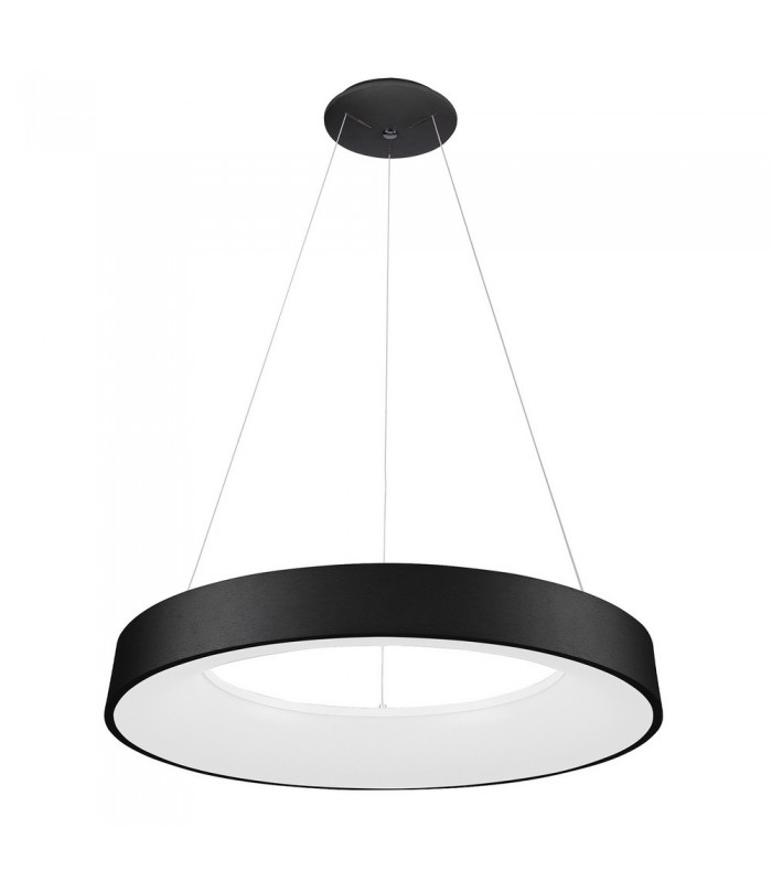 Modern LED Hanging Pendant Black, Warm White 3000K 4400lm - 1