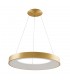 Modern LED Hanging Pendant Brushed Gold, Warm White 3000K 4400lm - 1