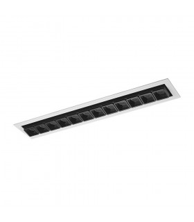 Modern Technical LED Recessed Ceiling White, Black, warm White 3000K 1510lm - 1