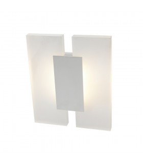 Modern LED Wall Lamp White, Warm White 3000K 420lm - 1