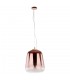 Modern Hanging Pendant Copper 1 Light  with Glass Shade, E27 - 2