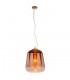 Modern Hanging Pendant Copper 1 Light  with Glass Shade, E27 - 3
