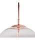 Modern Hanging Pendant Copper 1 Light  with Glass Shade, E27 - 4