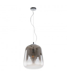 Modern Hanging Pendant Smoky 1 Light , E27 - 2