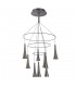 Modern LED Hanging Pendant Coffee, Warm White 3000K 4050lm - 1