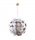 Modern Hanging Pendant White, Golden 6 Light , E14 - 2