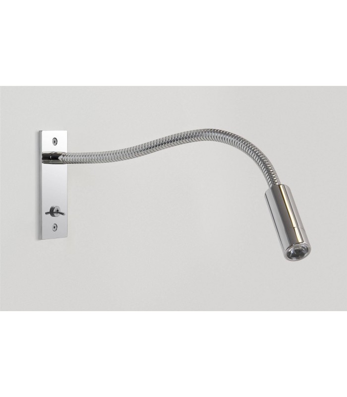 LED 1 Light Indoor Wall Reading Switched Light Polished Chrome - 1
