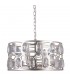 Modern Hanging Pendant Champagne Silver 6 Light , E14 - 1