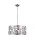 Modern Hanging Pendant Champagne Silver 6 Light , E14 - 2