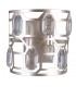 Modern Wall Lamp Champagne Silver 2 Light , E14 - 1