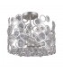 Modern Flush Ceiling Light Champagne Silver 3 Light , E14 - 1