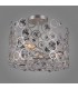 Modern Flush Ceiling Light Champagne Silver 3 Light , E14 - 2