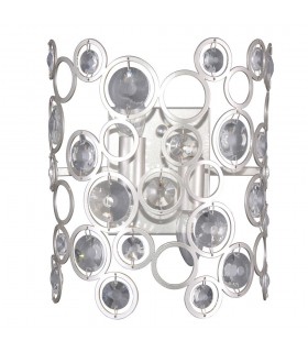 Modern Wall Lamp Champagne Silver 2 Light , E14 - 1