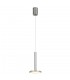 Modern LED Hanging Pendant Satin Nickel, Warm White 3000K 415lm - 1