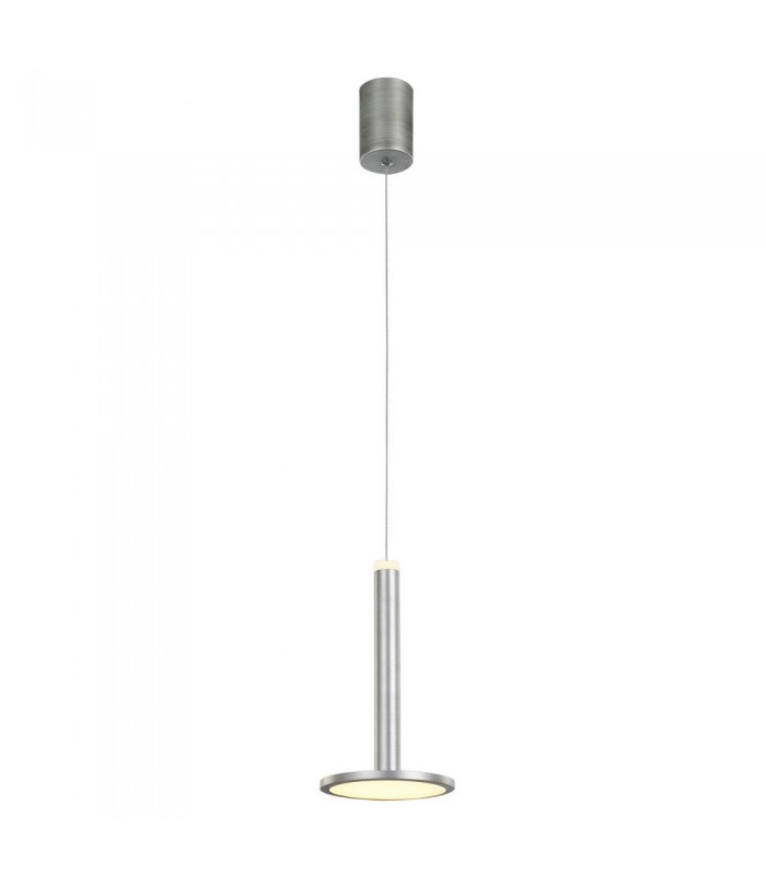 Modern LED Hanging Pendant Satin Nickel, Warm White 3000K 415lm - 1