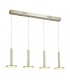 Modern LED Hanging Pendant Golden, Warm White 3000K 2690lm - 1
