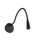 Modern LED Bedside Lamp Black, Warm White 3000K 120lm - 1