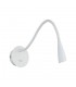 Modern LED Bedside Lamp White, Warm White 3000K 120lm - 1