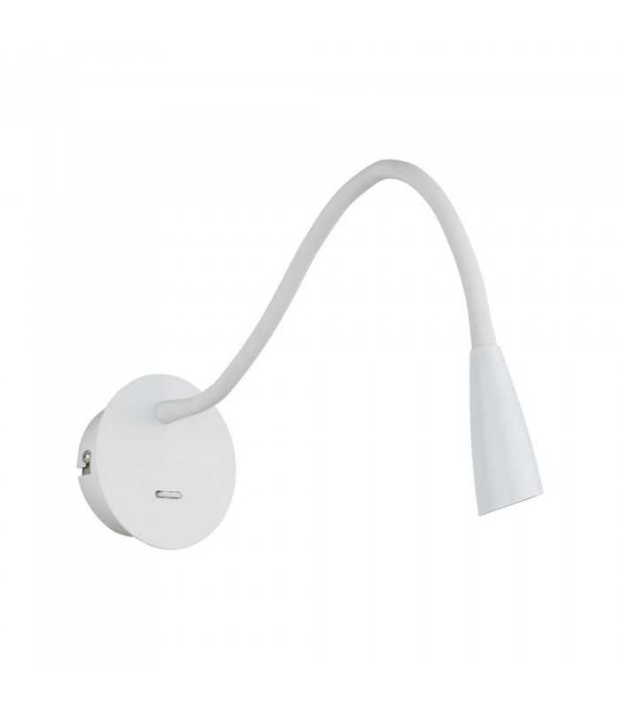 Modern LED Bedside Lamp White, Warm White 3000K 120lm - 1