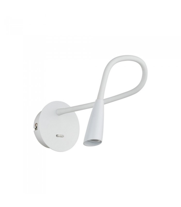 Modern LED Bedside Lamp White, Warm White 3000K 120lm - 2
