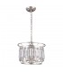 Modern Hanging Pendant Champagne Silver 3 Light , E14 - 2